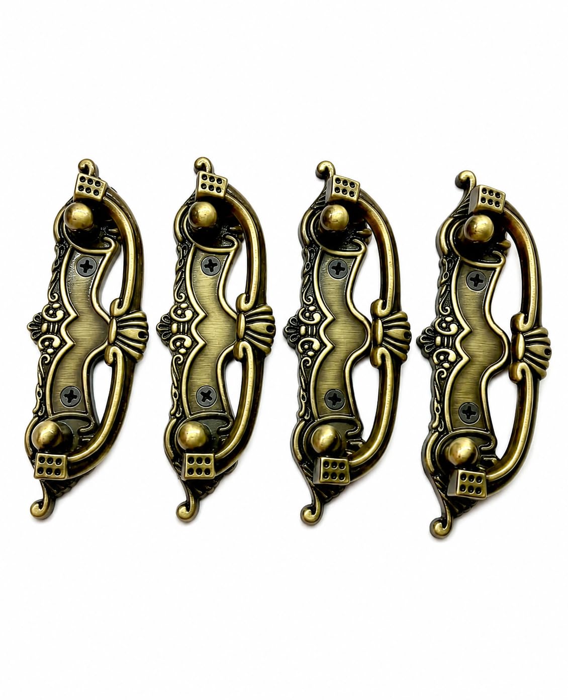 Brass Unique Design Antique Finish Cabinet Handle/Pull Handle/Window/Dresser, Drawer/Cabinet/Wardrobe Handle for Home Décor, Office, Hotel (4)-image-21