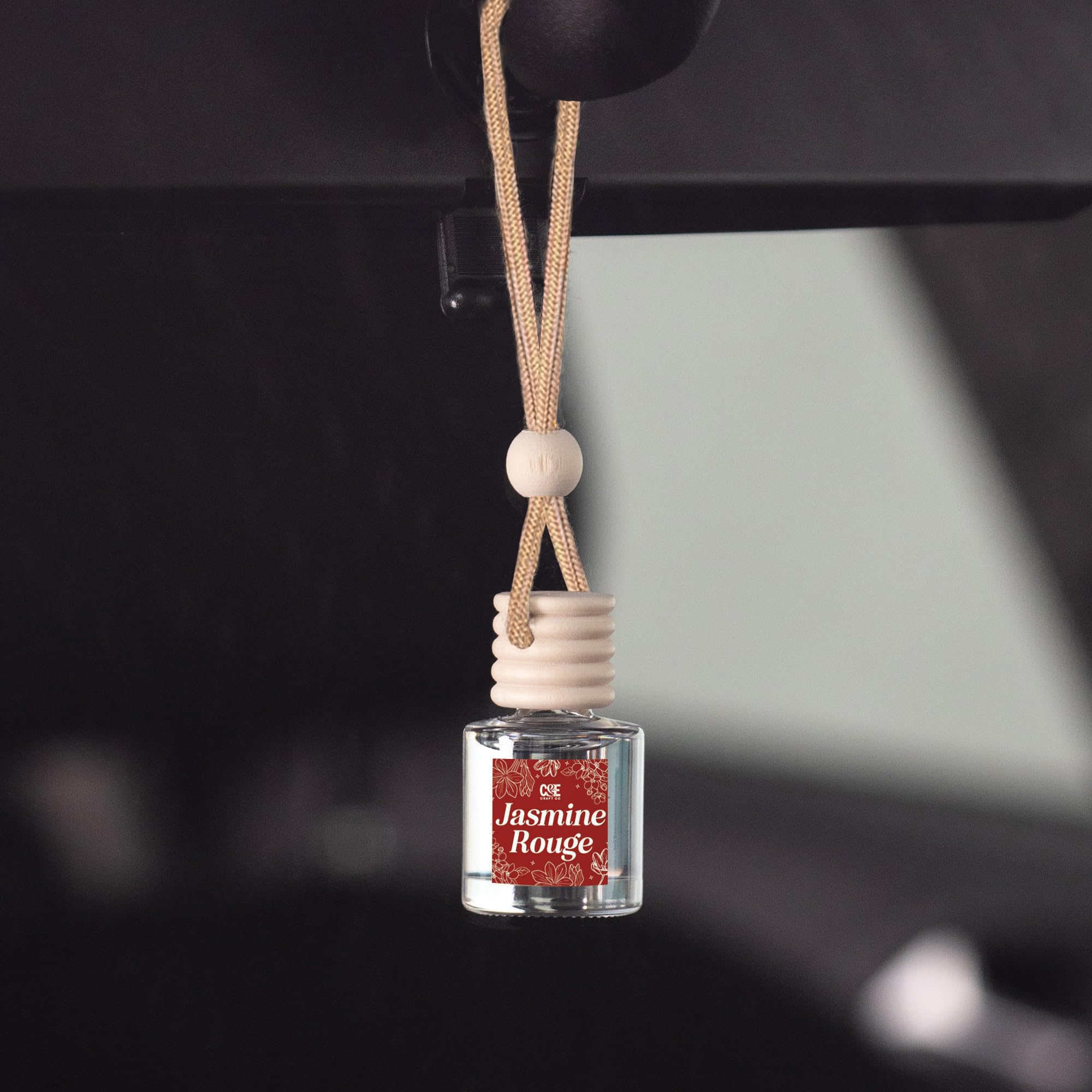 CANDE - Difusor de aceite de fragancia para colgar en el aire del automóvil, difusor de ambientador de automóvil para aceites esenciales, aromas, aromaterapia, difusor de automóvil, de larga duración