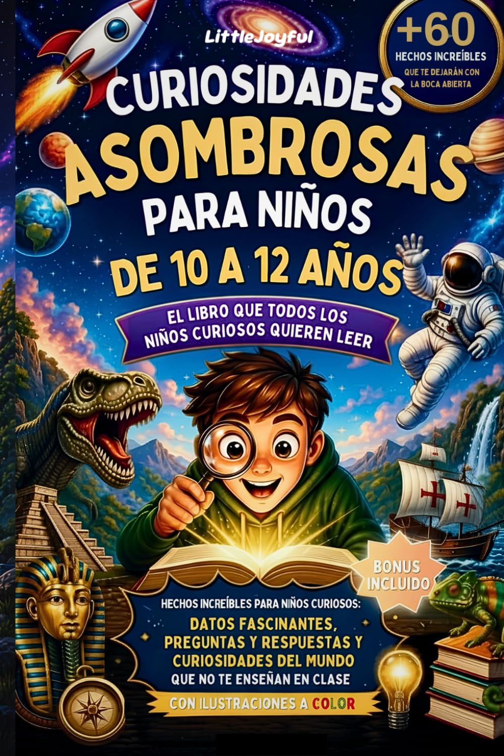 Curiosidades asombrosas para niños de 10 a 12 años: Hechos increíbles para niños curiosos. Datos fascinantes, preguntas, respuestas y curiosidades del mundo que no te enseñan en clase.