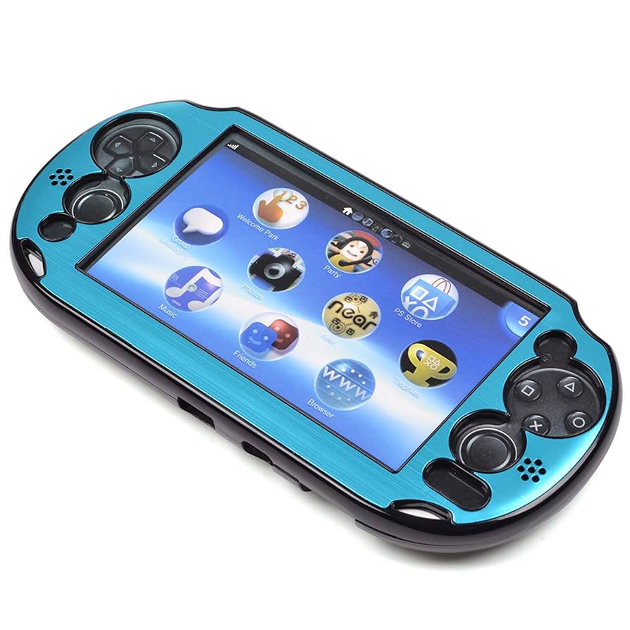 PSVITA ケース有り Amazon.com: Cosmos Light Blue Aluminum Metallic Protection