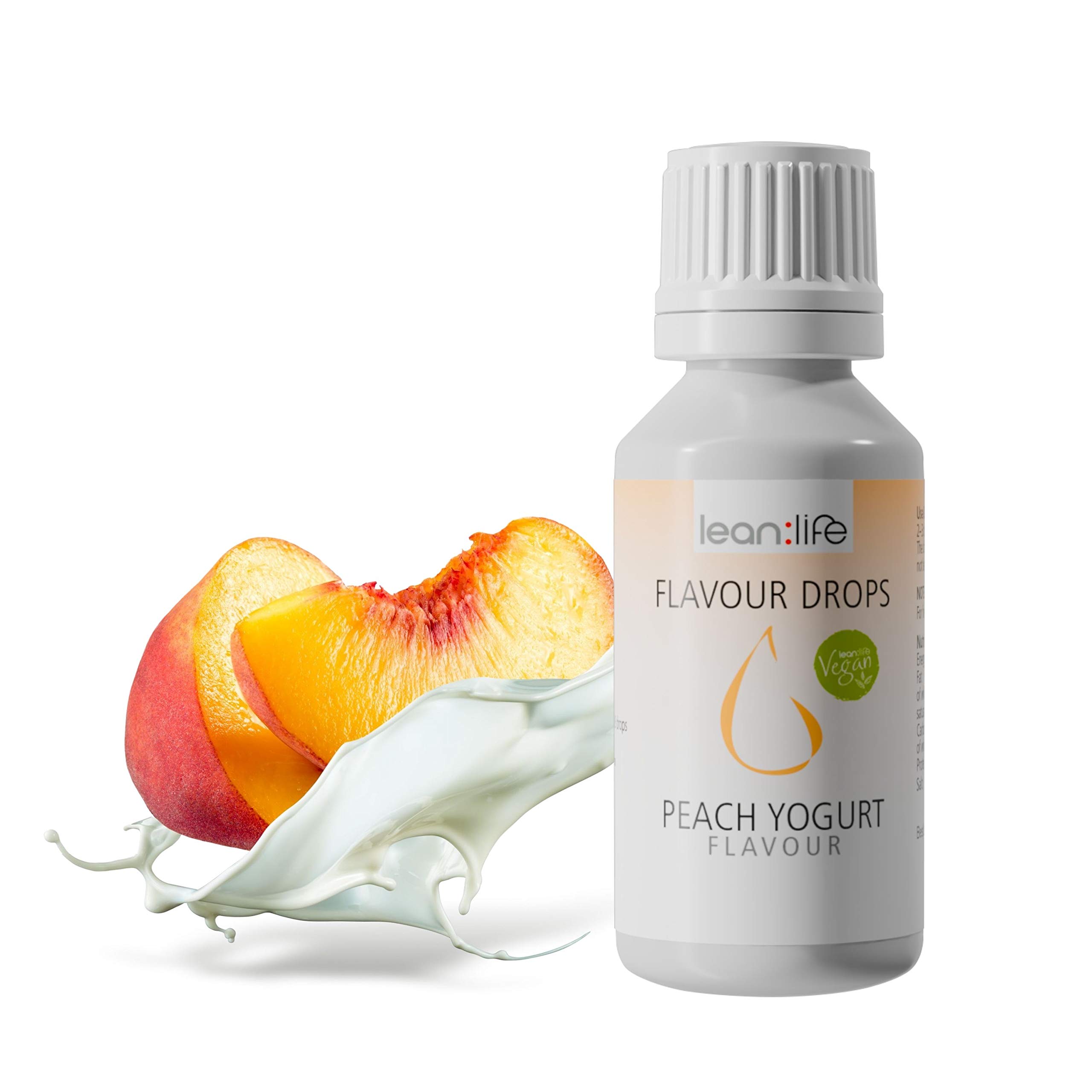 Lean:LifeGmbH Flave Drops | Natural Flavour | Vegan | Sugar Free | Fat Free |Low Calorie | Flavor Drops For Quark, Yogurt And Baking_3-025, 30 g