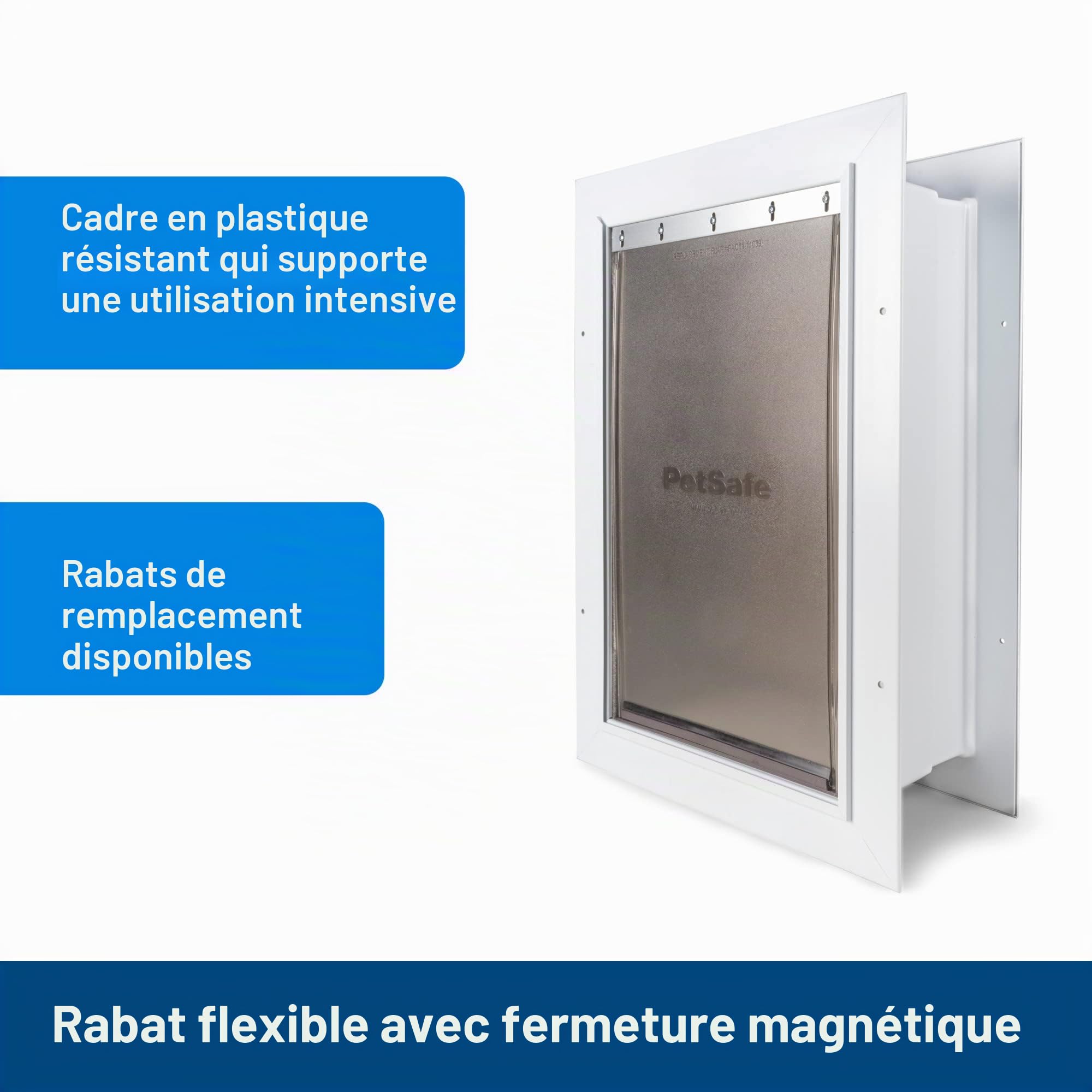 PetSafe Porte Murale pour Animal Domestique avec Tunnel télescopique, Grand, 3,58302 kg