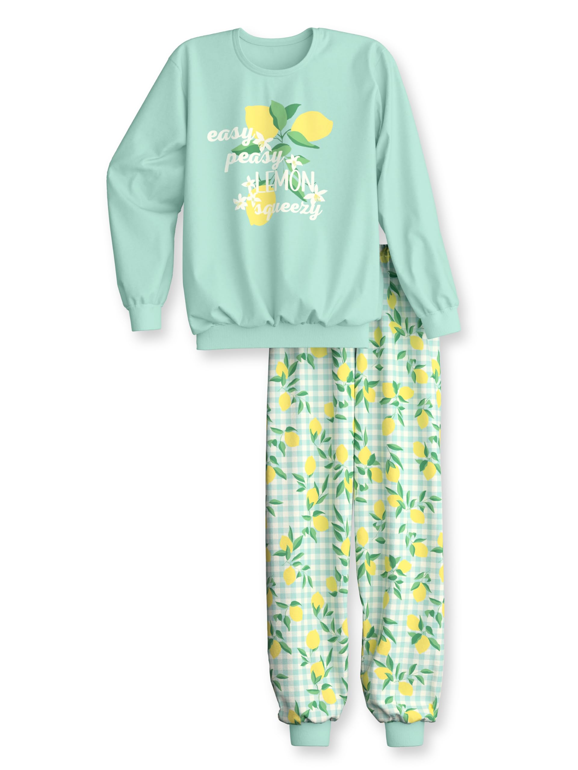 CALIDA Kids Bündchen-Pyjama Kinder | Schlafanzug aus Baumwolle, atmungsaktiv, pflegeleicht, mit weichen Bündchen