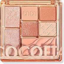 Eyeshadow Palette, Glitter, Pearl Matte, 7 Colors, Powder, Waterproof, Sweat Proof, High Color, Long Lasting Eye Shadow Glitter (01# Sweet Tea)