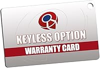 Vista 2 de KeylessOption Reemplazo de llavero de coche con control remoto de entrada sin llave para 15913421 con llave (paquete de 2)