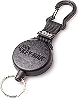 Vista 1 de KEY-BAK SECURIT - Llavero retráctil resistente con un cable de Kevlar retráctil que asegura llaves,