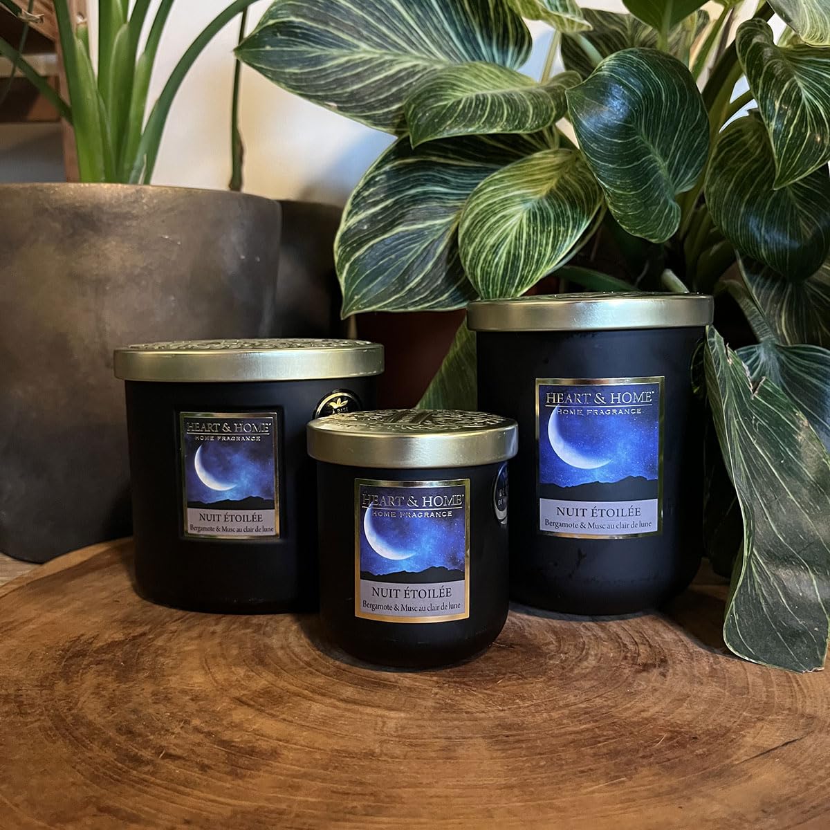 Heart & Home Candela Profumata Heart & Home Notte Stellata - Cera Di Soia, 2 Stoppini, 40 Ore Heart And Home Candele - 12