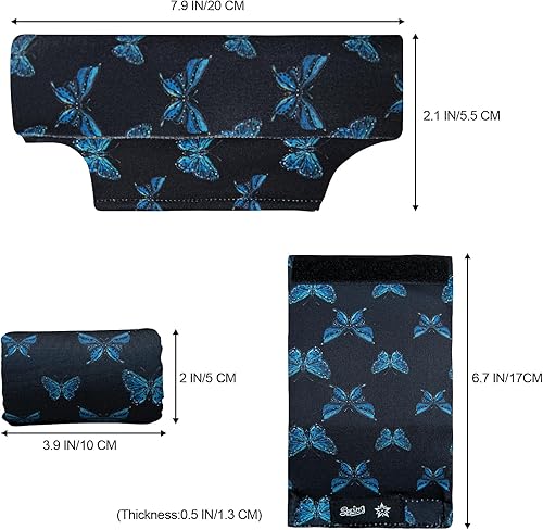 Miniatura 76 de Fundas de almohadilla para muletas para axilas y agarre de mano con mango universal para antebrazo, juegos de cojines acolchados accesorios