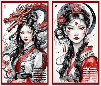 【正規品イーチンオラクルカード】超美麗✨希少デッキ✨易経占い六芒星 陰陽オラクル Amazon.co.jp: 【正規品イーチンオラクルカード】 超美麗希少