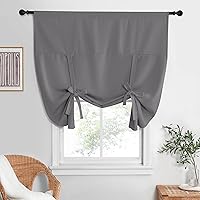 Vista 27 de NICETOWN Cortina Opaca para Ventana de Baño - Cortinas Enrollables de Privacidad con Aislamiento Térmico para Puerta de Vidrio/Ventana de Cocina