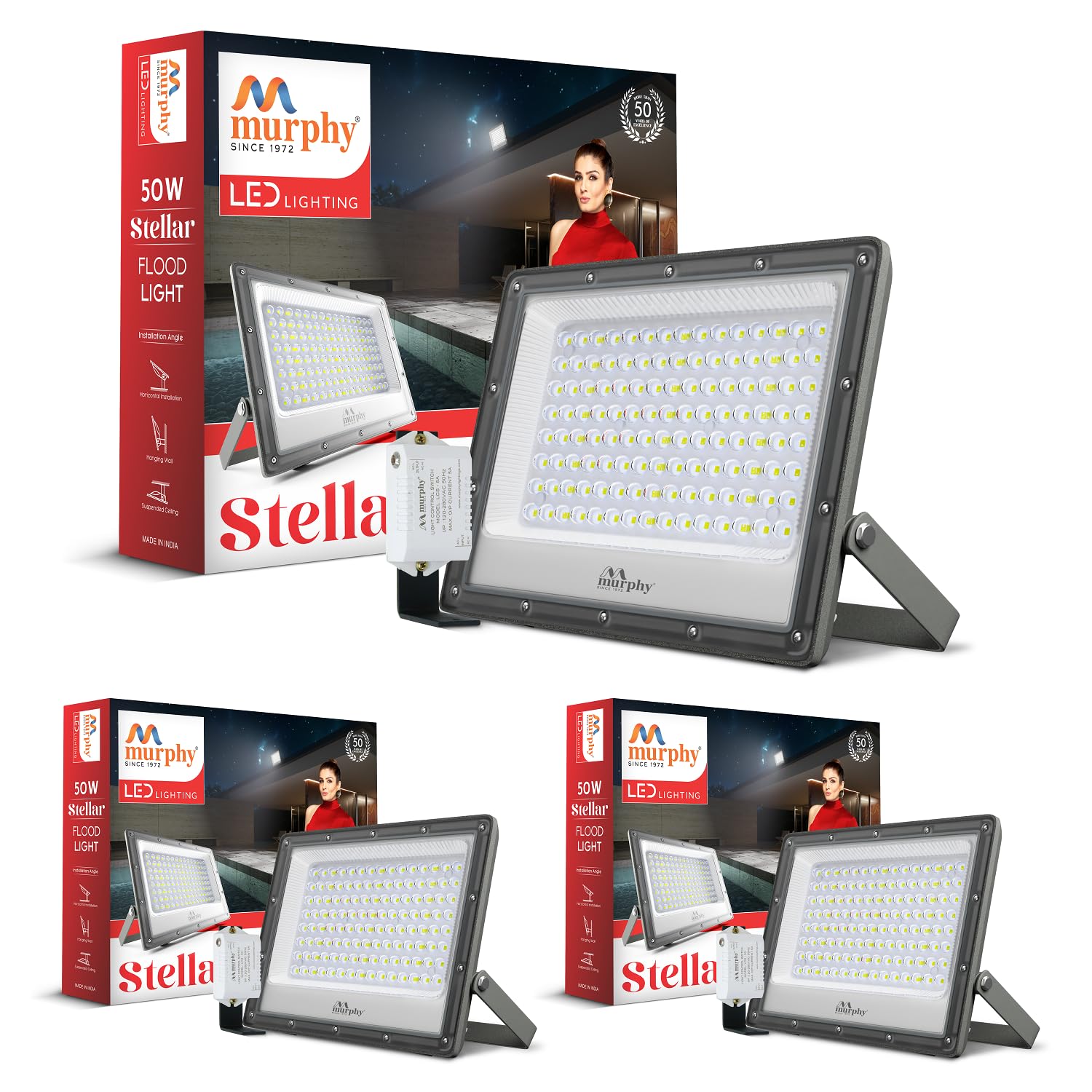 Murphy Stellar LED Flood Light - Day-Night Sensor -27