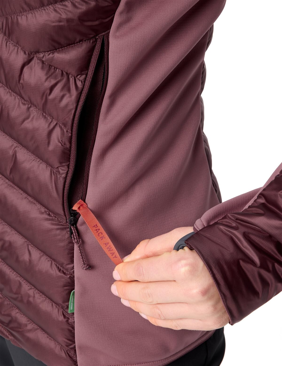 VAUDE Women's Sesvenna Pro Jacket III, lekka damska kurtka izolacyjna na wymagające wycieczki narciarskie i górskie, hybrydowa konstrukcja zapewnia optymalną wydajność cieplną