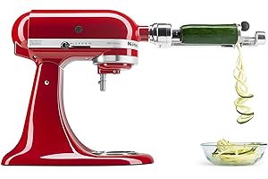 KitchenAid Spiralizer Plus Attachment with Peel, Core and Slice, Silver