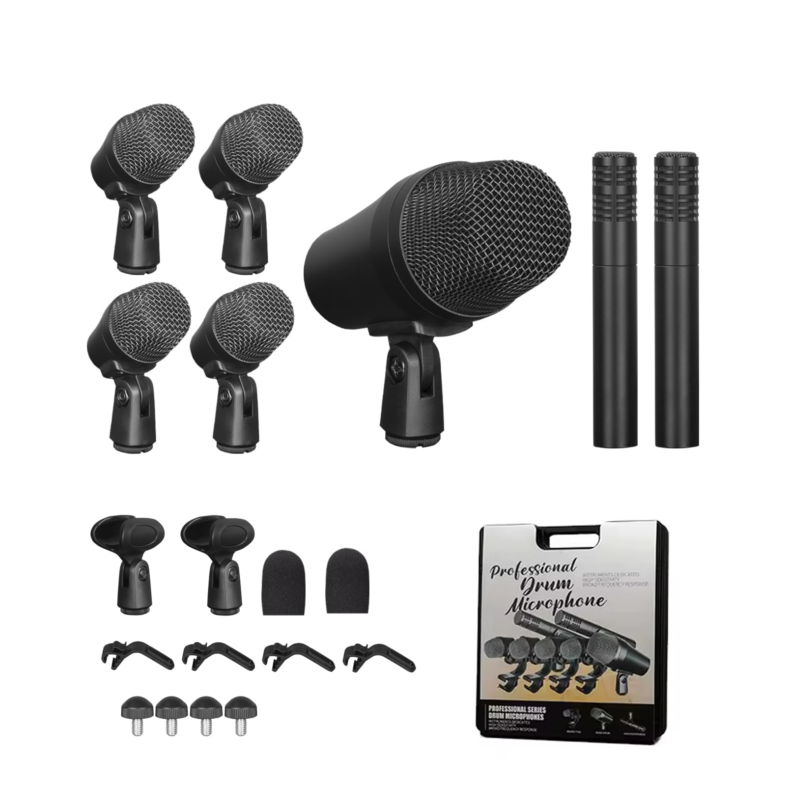 Mic Drum SET マイクとクリップセット Mic Drum SET マイクとクリップセット Amazon.com: STABCL 7
