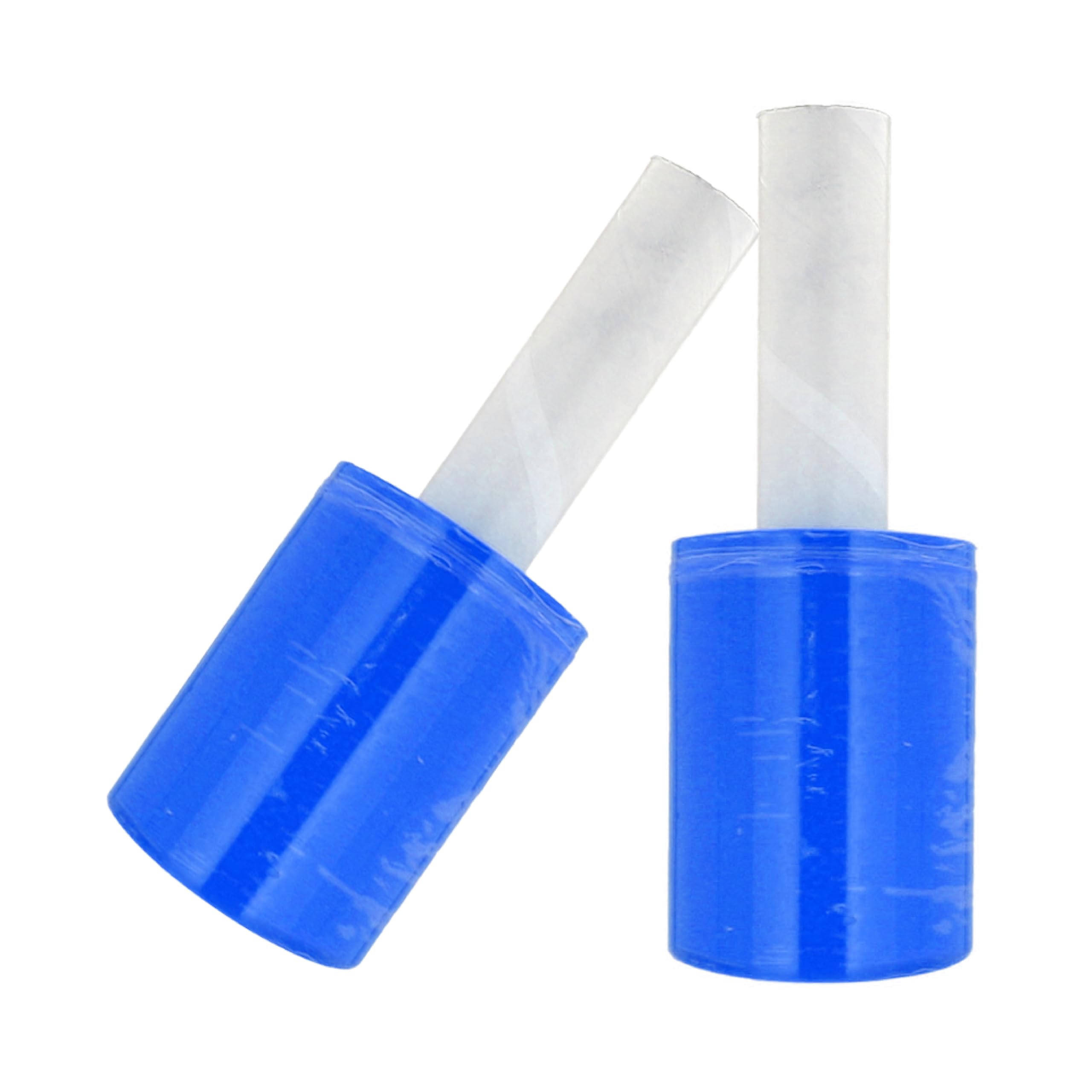 Shield Wrap Blue Stretch Wrap, 12 Pack, 5 Inch, 1000 Feet/Roll, 80 Gauge, Extended Core Handles, Dark Tint, Plastic Cling for Bundling, Strapping,
