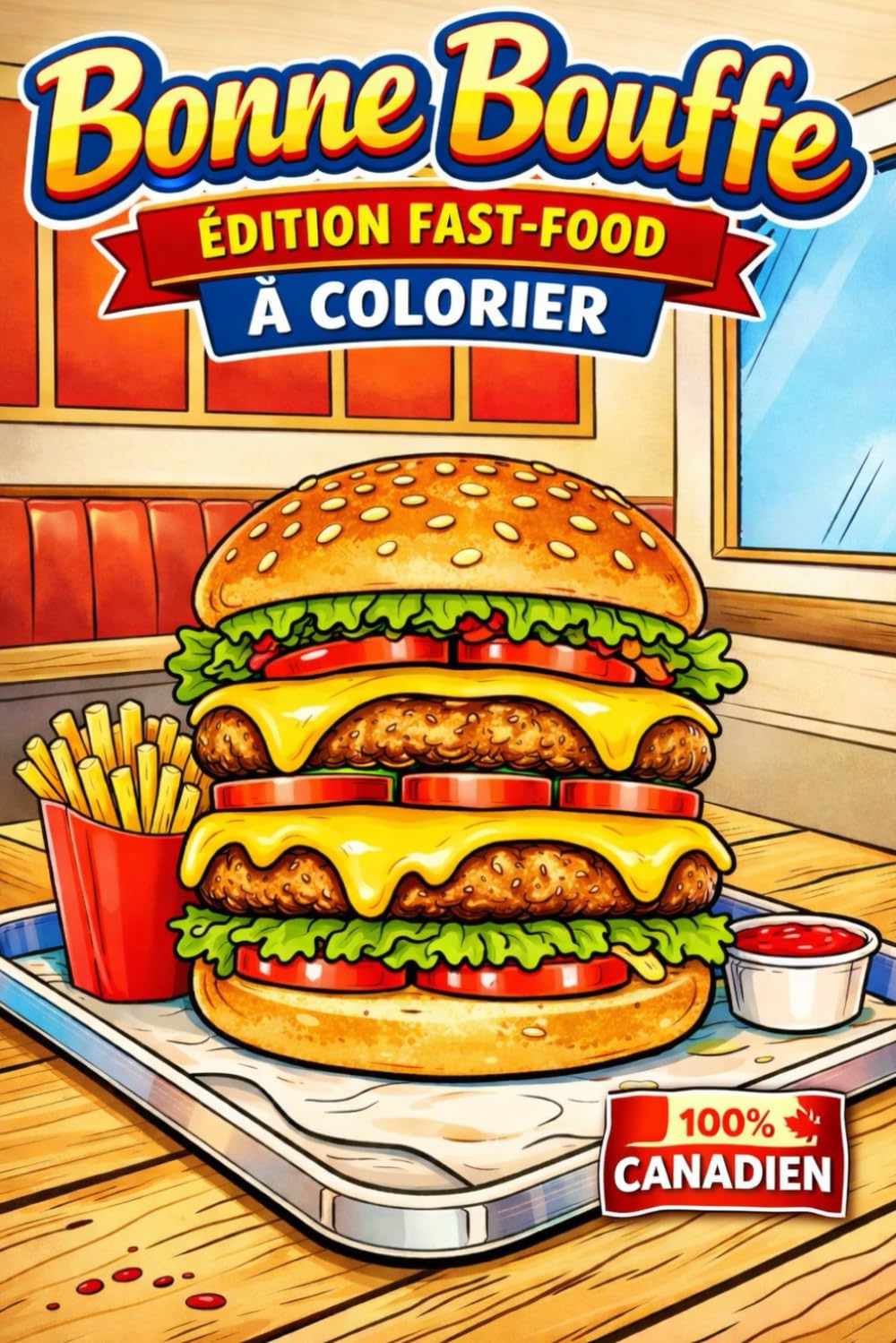 Bonne bouffe: Édition fast-food à colorier