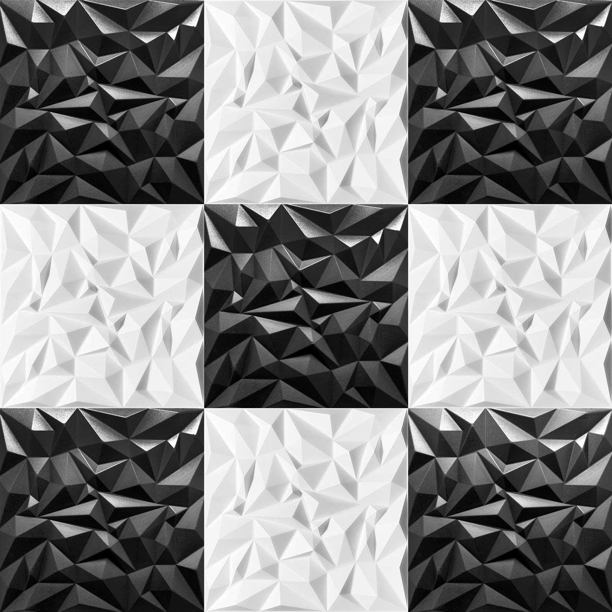 KASETON SUFITOWY PANEL ŚCIENNY 3D XPS AMETYST CZARNY 1m2