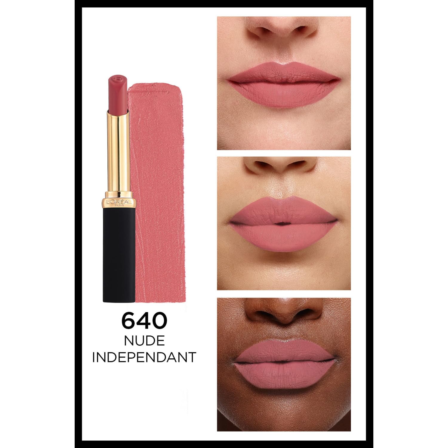 L'Oreal Paris Color Riche Intense Volume Matte Ruj - 640 Nude Independant