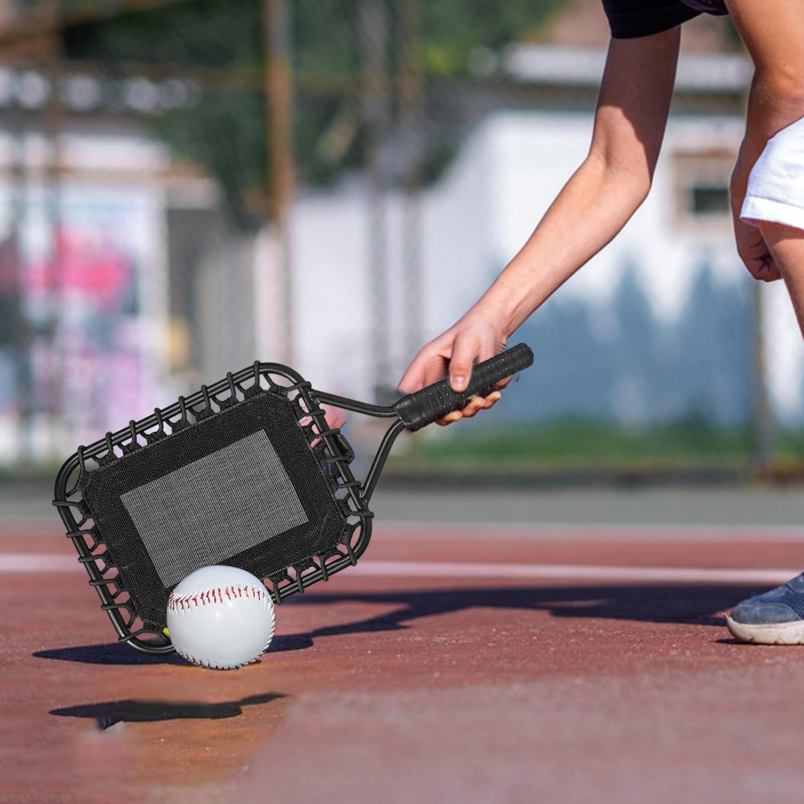 DYNWAVE Baseball Racquet Baseball Practice Racquet Coaches Helper Accuracy Practicing Hitting Grounders Baseball Racket for Fly Balls