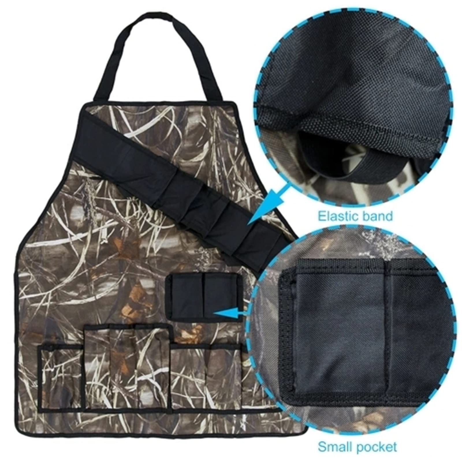 Grembiule da lavoro Grembiule for attrezzi Grembiule for attrezzi da giardino con vita regolabile Grembiule con tasche Grembiule for uomo e donna