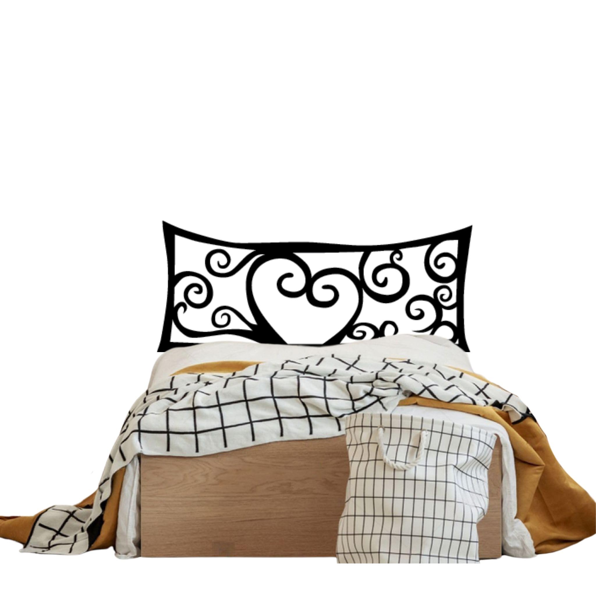 El Herrero Cabecero de Forja Corte Láser Alocado | Cabezal para Cama de Matrimonio e Individual | Producto Artesanal de España