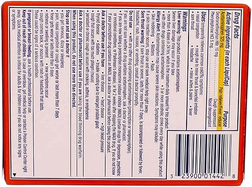 Miniatura 7 de Vicks DayQuil LiquiCaps 16 unidades, (paquete de 4)
