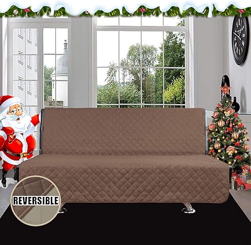 Miniatura 1040 de Easy-Going - Funda reversible para sofá, resistente al agua, con varillas de espuma y correas elásticas, protector de muebles para mascotas y perros