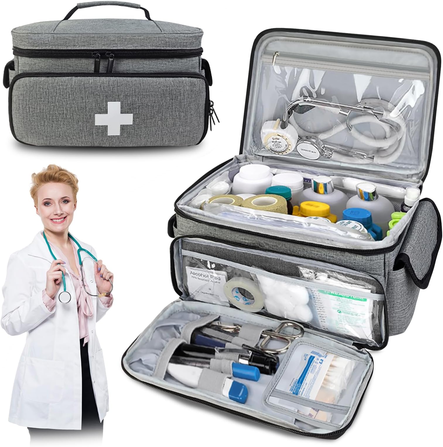 Medicine Storage Bag Empty Emergency Bag Medicine Bag