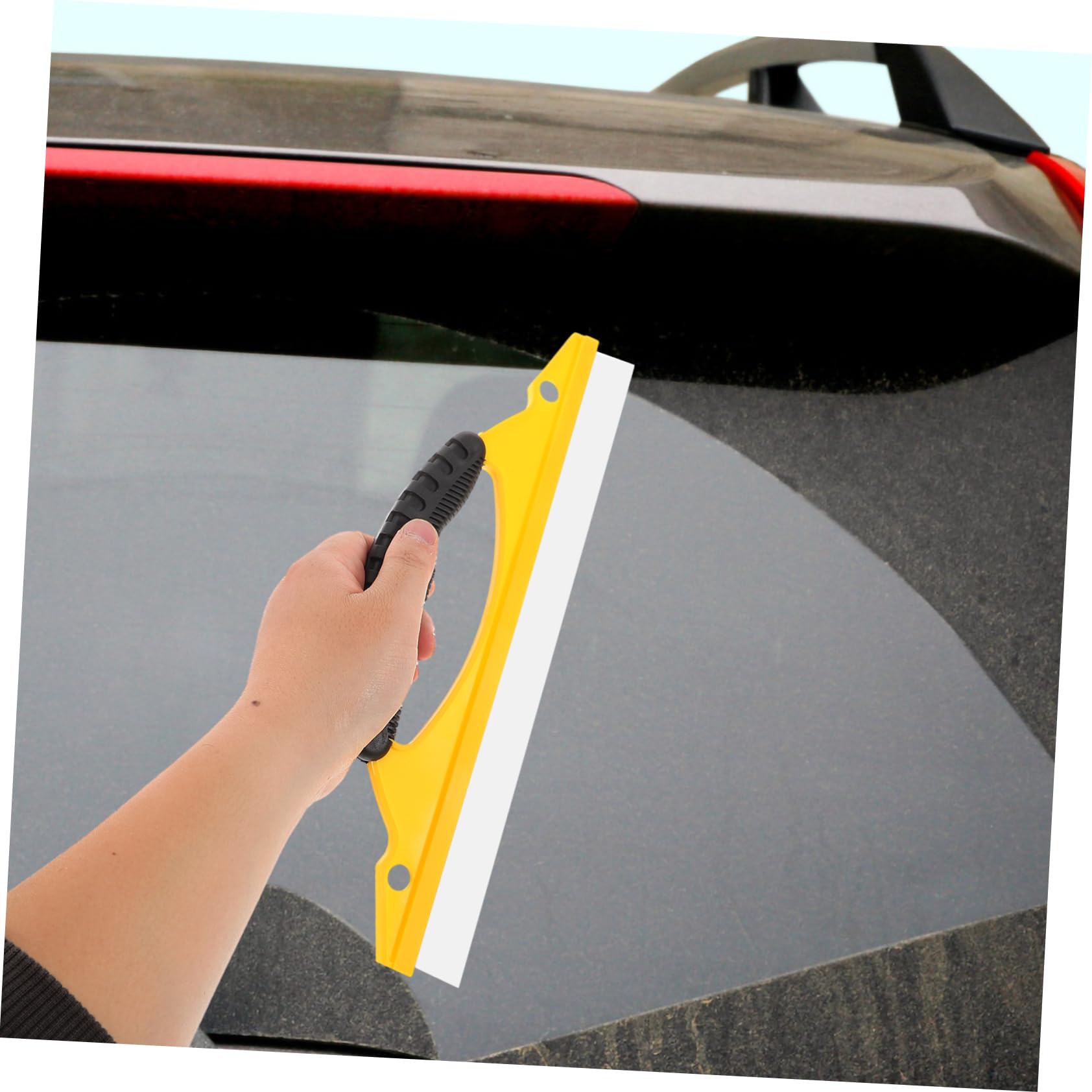 Tergivetro Silicone Per Auto Raschietto Per Vetri Da Strumento Ergonomico Per Pulizia Di Finestre e Specchi Rimuove e Detriti Senza Striature Per La Manutenzione Del Veicolo