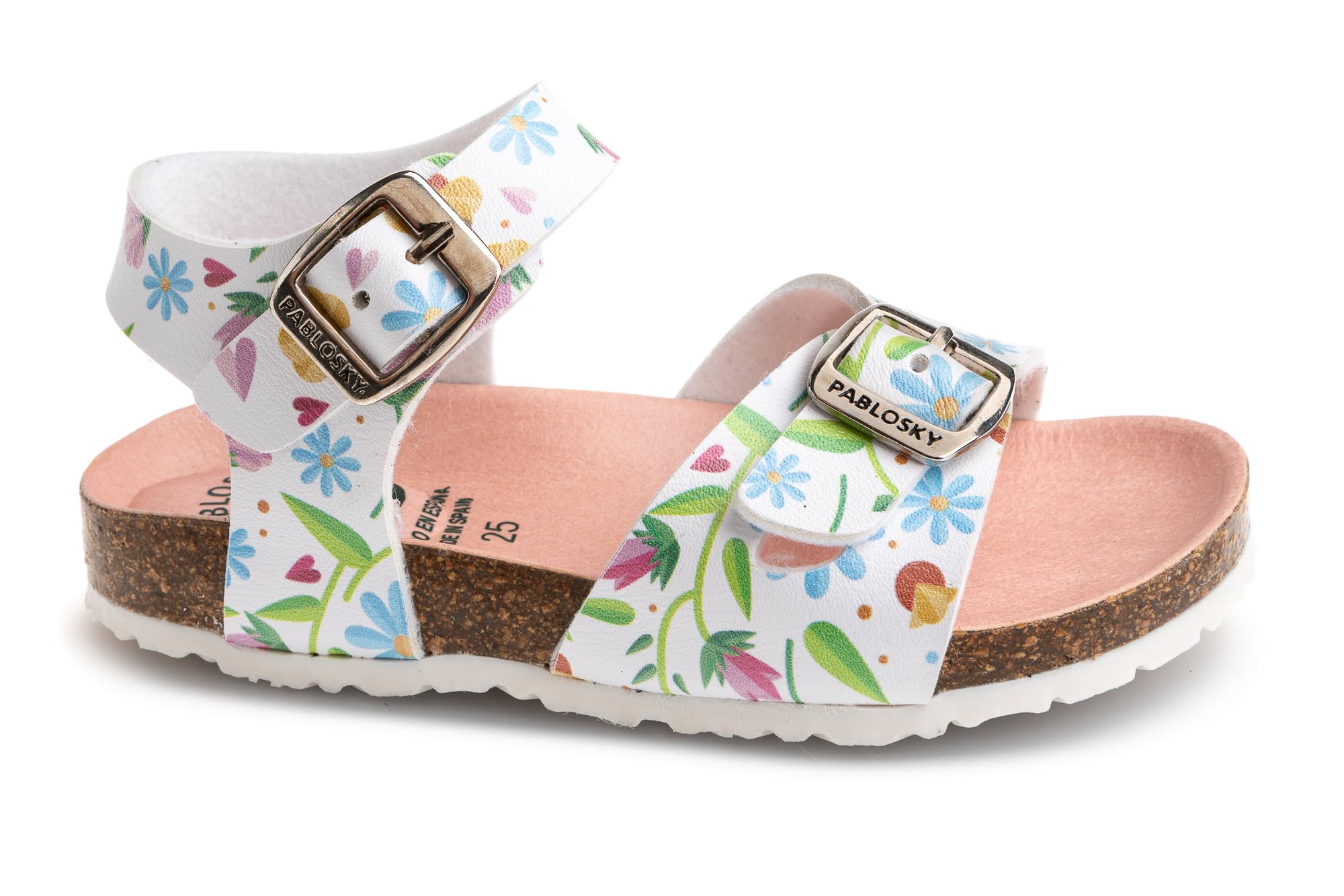 Pablosky Damen Weiß Bio 439604 Sandalen, 32 Eu Ancho