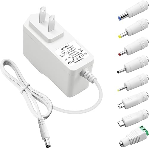 ALITOVE Adaptador de fuente de alimentación de 5 V, 5 voltios, 2A, 10 W, adaptador universal de CACC, cargador de 100-240 V CA a CC, convertidor de