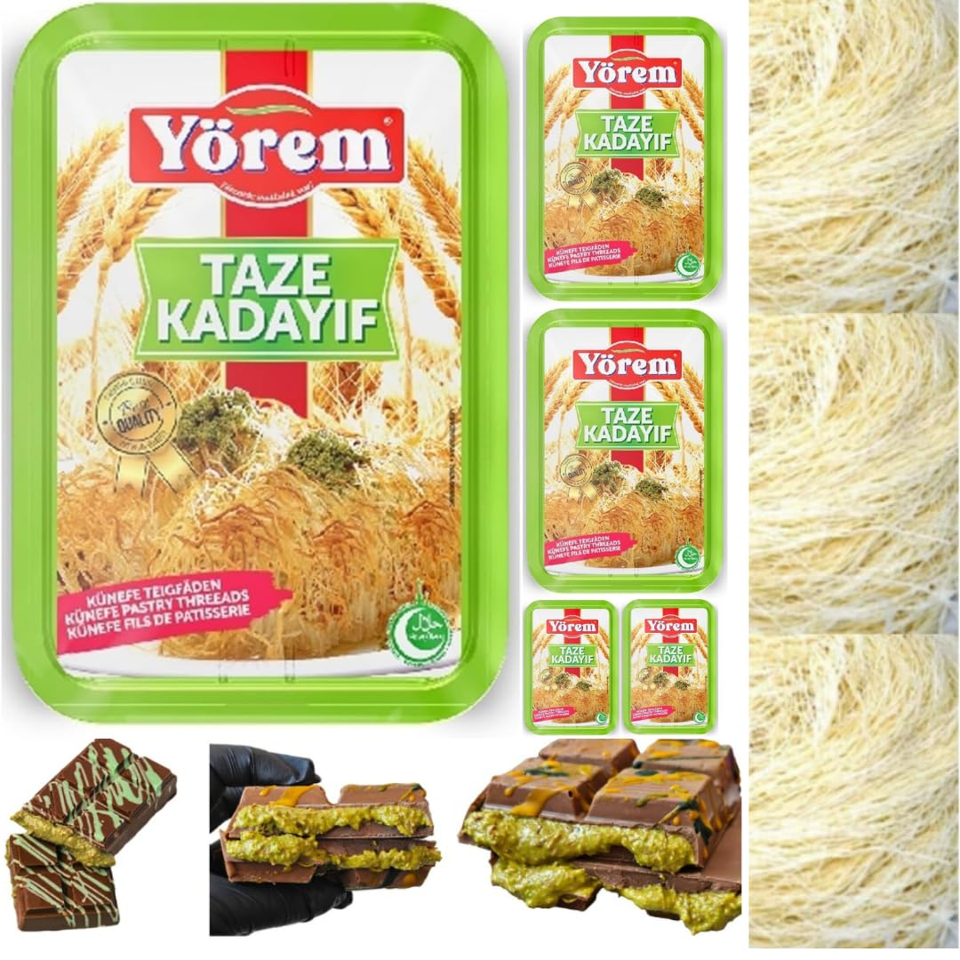 Oz Kadayıf - Hilos de masa (400 gramos, 5 unidades, con Pufai Grocery)