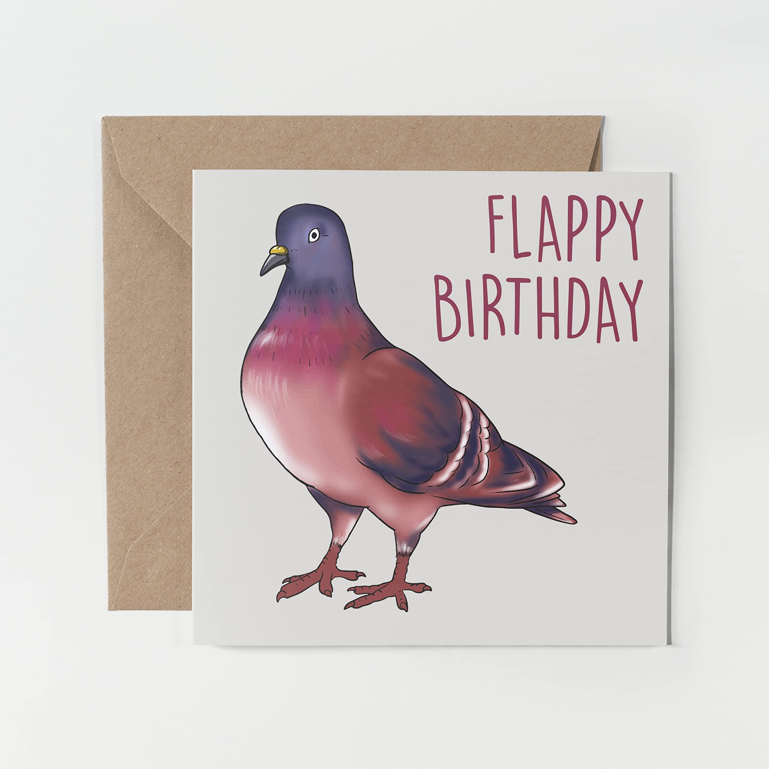 Funny Pigeon Greeting Card - Art Of Greeting Cards - View #8