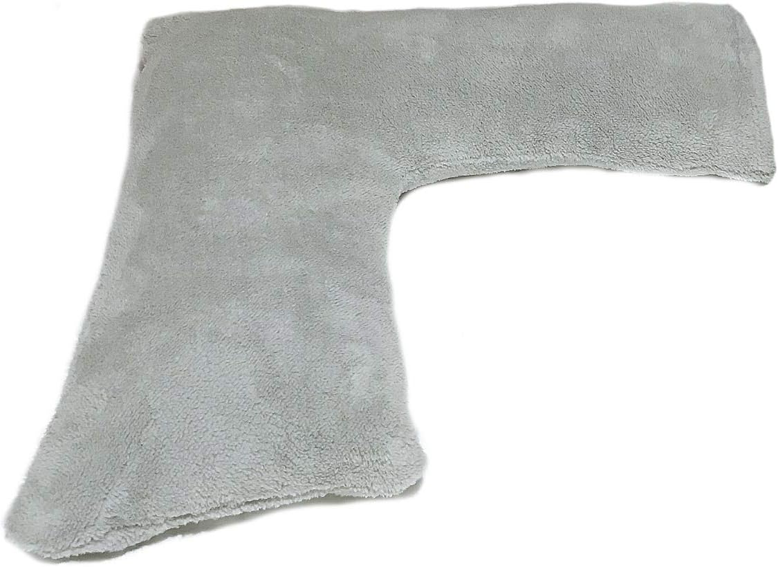 KLAZE Teddy Bear Sherpa Fleece V Shaped Pillow Case Cover Only Super