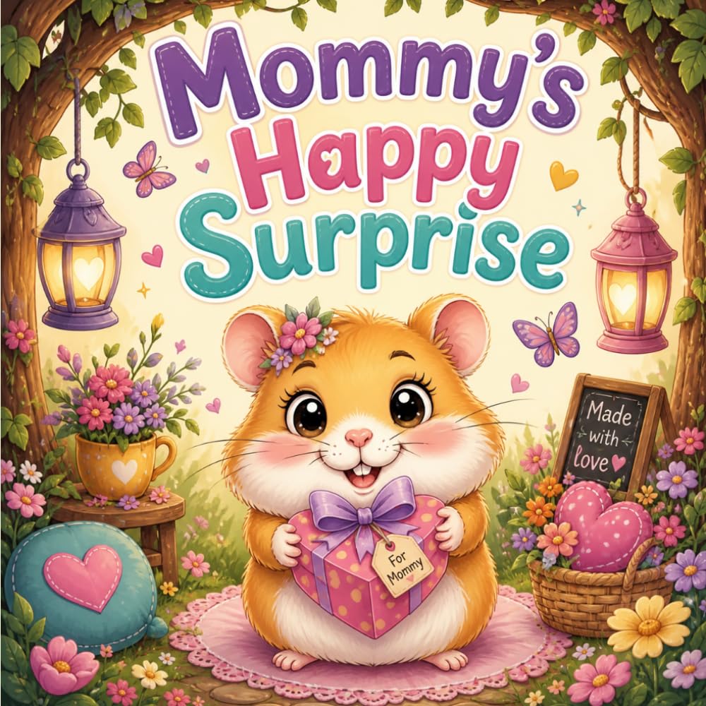 Mommy’s Happy Surprise Book for Kids: A Hamster Story About Family Love, Kindness, and Meaningful Moments from the Heart