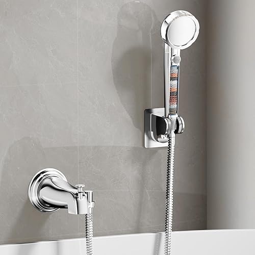 All Metal Bathtub Faucet Sprayer Attachment, Tub Spout with Diverter