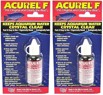 Acurel F Water Clarifier 1.06 fl.oz 25ml, Pack of 2