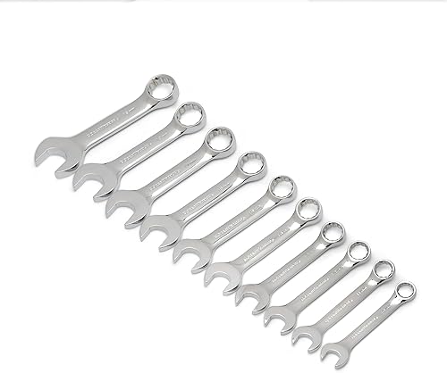 GEARWRENCH 81904 - Juego de llaves combinadas de 12 puntos, métricas de 10 piezas