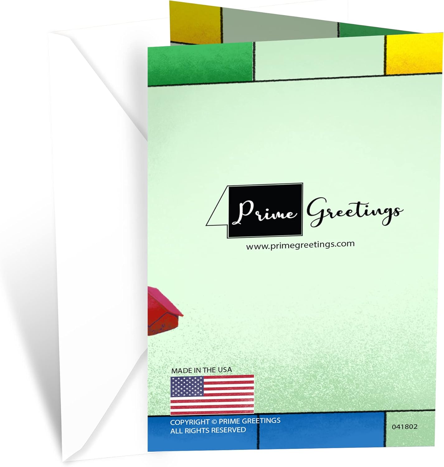Prime Greetings Funny 18th Birthday Card, Made in America, Eco-Friendly, Thick Card Stock with Premium Envelope 5in x 7.75in, Packaged in Protective Mailer - Image 4