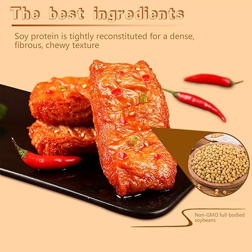 Miniatura 10 de Phuumy 43 tiras picantes, condimenta tu juego de aperitivos con auténticos sabores chinos tiras picantes La Tiaolatiao y más