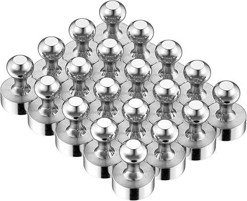 20 imanes para refrigerador para pizarra blanca, imanes de cocina fuertes, imanes de neodimiun pequeños sin arañazos fuertes, imanes de níquel