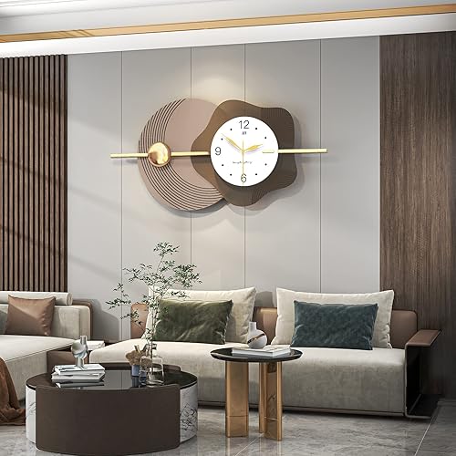 Miniatura 7 de Reloj de pared, nórdico, moderno, elegante, decorativo, grande, reloj de pared para sala de estar, reloj de pared para dormitorio, hotel de oficina,