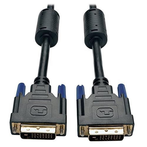 Tripp Lite Cable DVI de doble enlace, cable digital para monitor TMDS (DVI-D MM) de 3 pies (P560-003)
