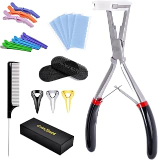 Tape in Pliers Flat Surface Sealing Extension Tool Kit For Tape in Hair Extension Huaman Hair