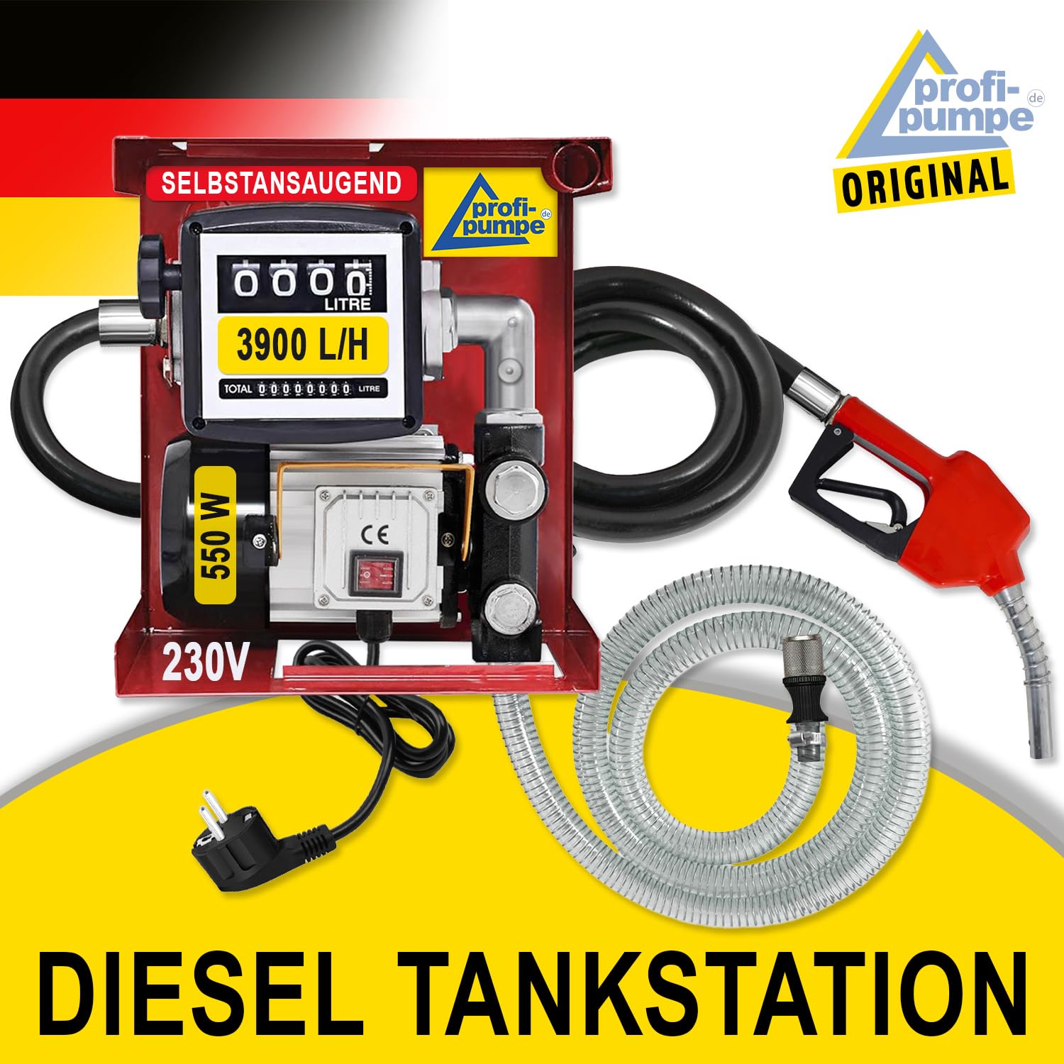 Pompa Diesel Elettrica EXELENZ-3.1 Con Contalitri - 400W, 33 L/min, Per Gasolio E Olio Combustibile - Foto 8