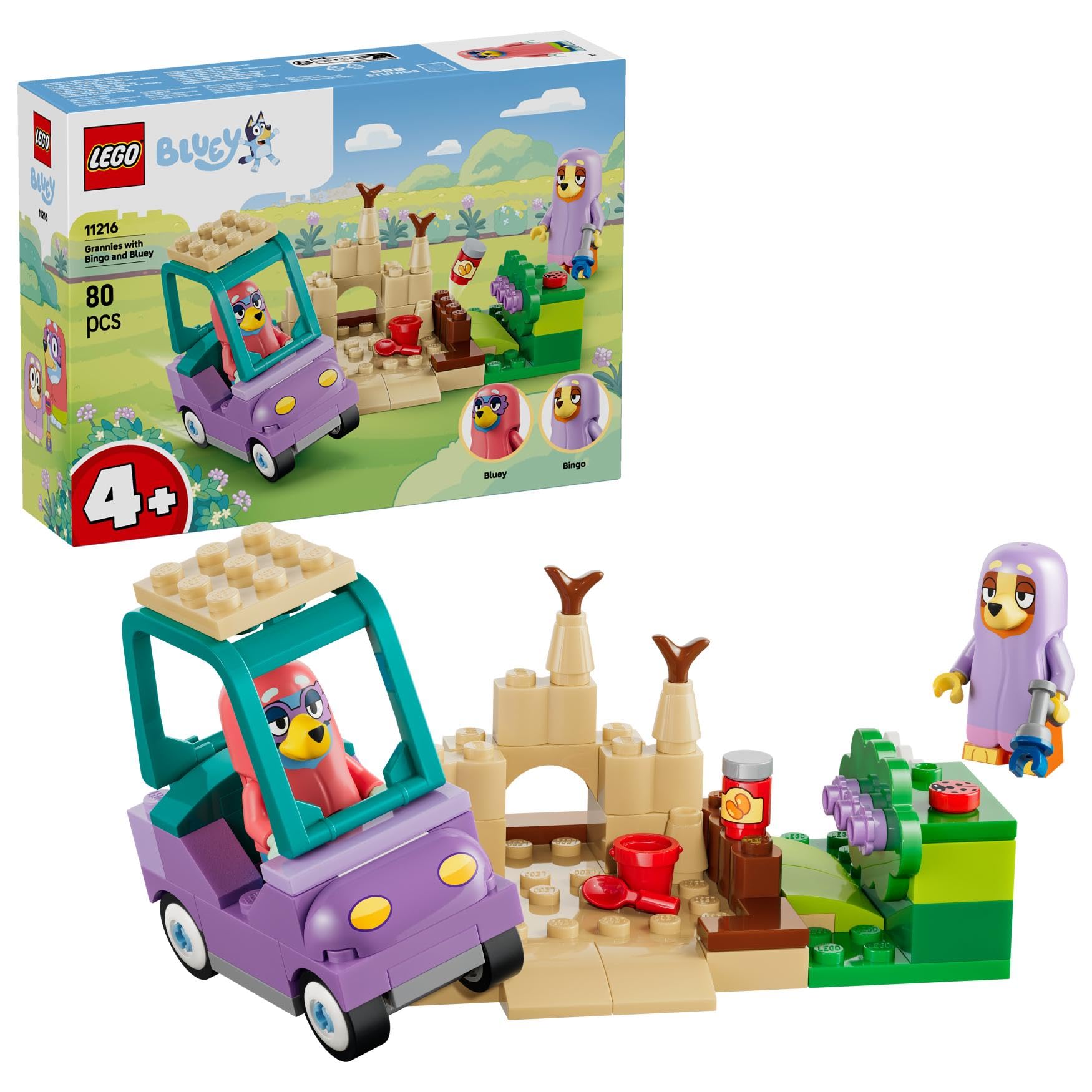 Lego Bluey 11216 Grannies With Bingo And Bluey