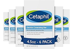 Cetaphil Gentle Cleansing Bar: Hydrating Relief for Dry, Sensitive Skin
