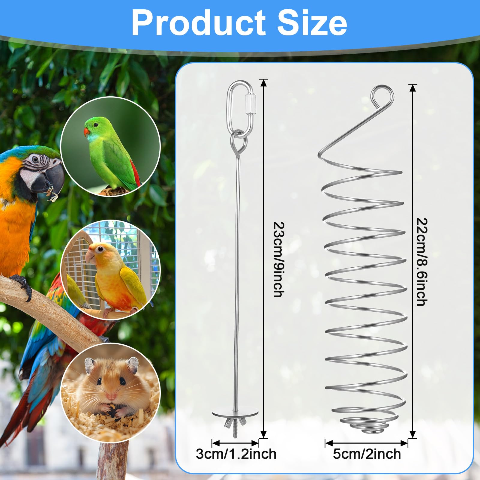 Photo inspiration: Parrot Cage Accessories With Hanging Toys That Encourage Foraging Behavior Reference: Snapklik Com 2 Pcs Rat Enrichment Toys Rat Toys Rat