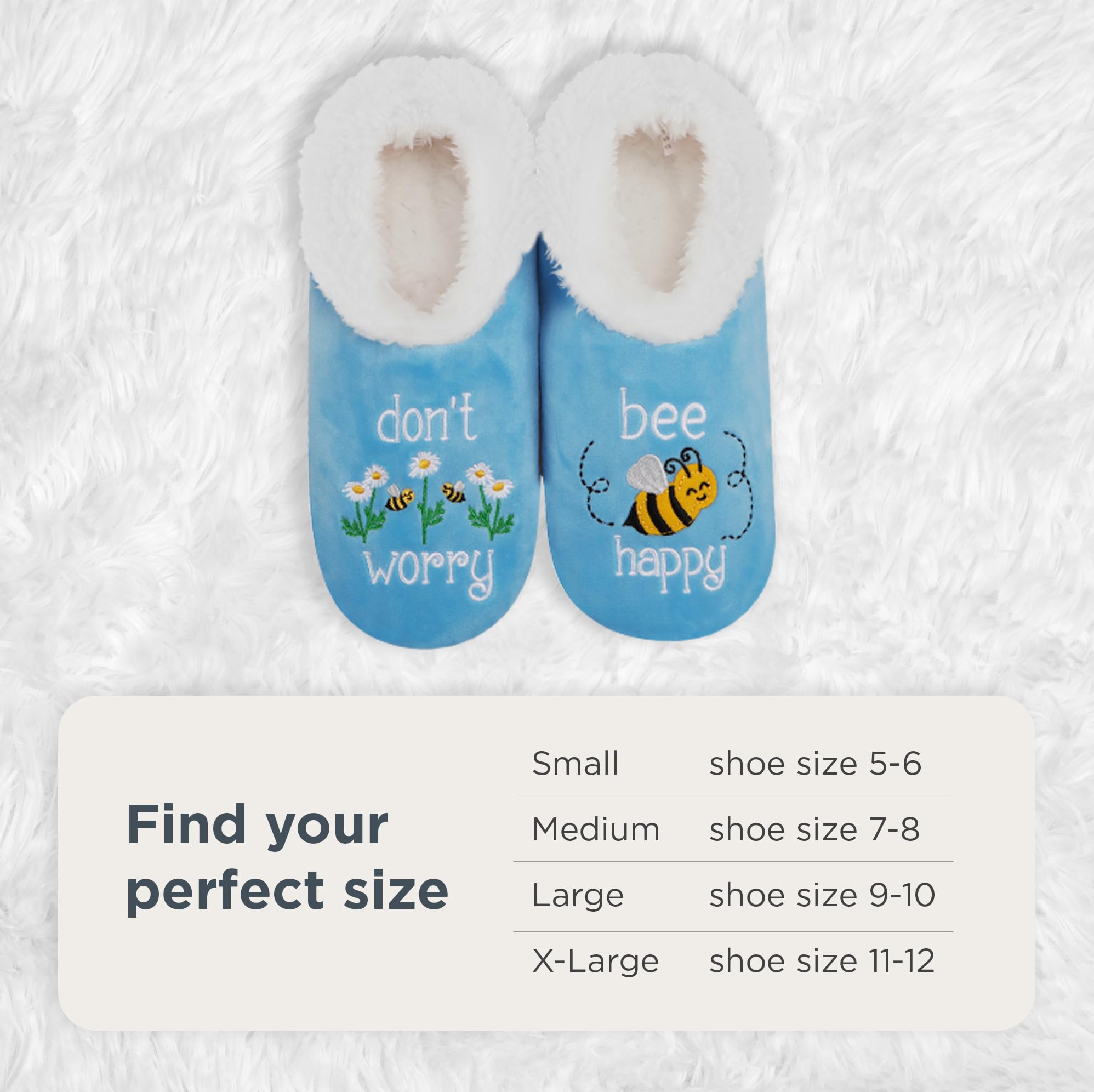 Snoozies Pairables Damen Hausschuhe aus Sherpa-Fleece – Glamour Puss