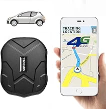 TKMARS 4G GPS Tracker Ohne ABO GPS Tracker Auto 160 Tage Standby-Zeit,Auto mit App Stark Magnetisch und Wasserdicht（10000mah）